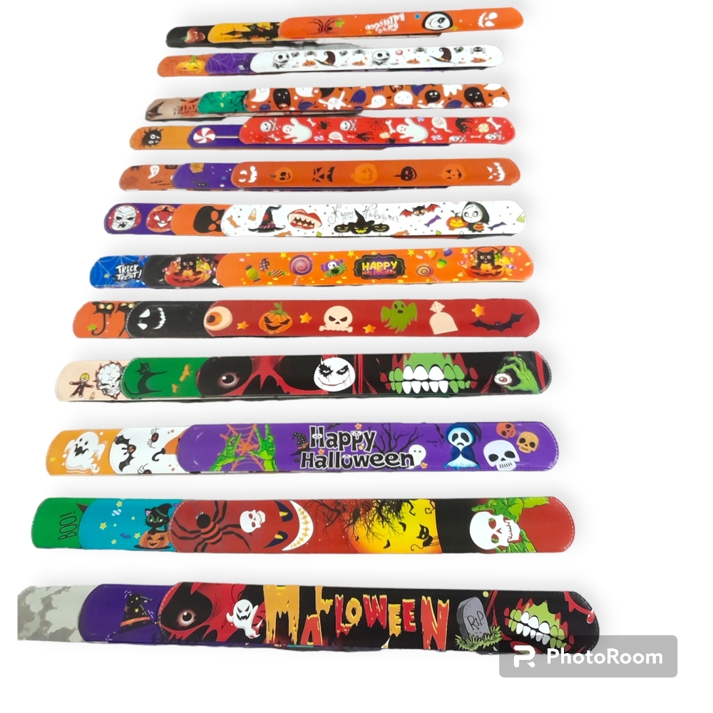 Halloween Slap Bracelet Lot of 36